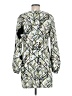 WAYF 100% Polyester Print Green Casual Dress Size M - photo 2