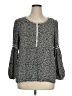 Max Studio 100% Rayon Gray Long Sleeve Blouse Size 1X - photo 1