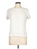 Talbots 100% Cotton Ivory Short Sleeve Top Size L - photo 1