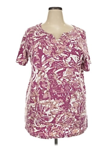 Roaman's Short Sleeve Blouse (view 1)