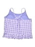Hurley Checkered-gingham Purple Swimsuit Top Size XXL - photo 2