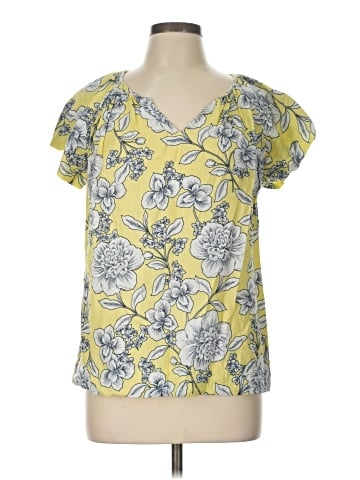 St. John's Bay Short Sleeve Blouse (view 1)