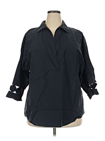 Akris Punto 3/4 Sleeve Button-Down Shirt (view 1)