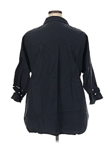 Akris Punto 3/4 Sleeve Button-Down Shirt (view 2)