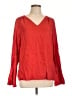 Boden Red 3/4 Sleeve Blouse Size 10 - photo 1