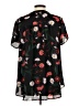 Torrid Black Short Sleeve Blouse Size Lg Plus (0) - photo 2