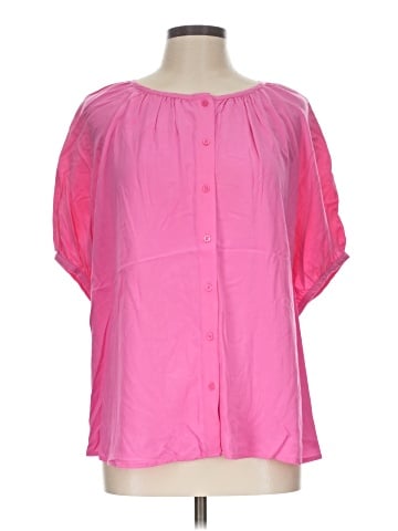 Chaps Short Sleeve Blouse (view 1)
