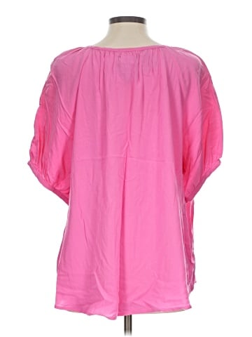 Chaps Short Sleeve Blouse (view 2)