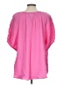 Chaps 100% Rayon Pink Short Sleeve Blouse Size L - photo 2