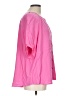 Chaps 100% Rayon Pink Short Sleeve Blouse Size L - photo 4