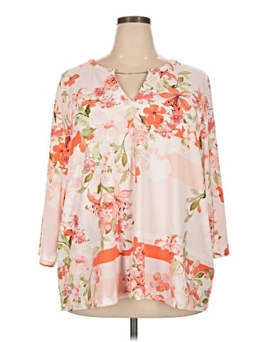 Calvin Klein 3/4 Sleeve Blouse (view 1)