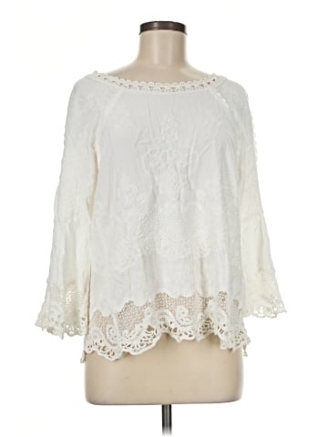 Democracy 3/4 Sleeve Blouse (view 1)