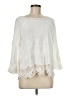 Democracy 100% Rayon Ivory 3/4 Sleeve Blouse Size M - photo 1