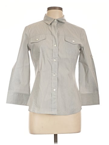Theory 3/4 Sleeve Button-Down Shirt (view 1)