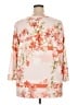 Calvin Klein Floral Pink 3/4 Sleeve Blouse Size 3X - photo 2