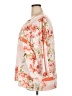 Calvin Klein Floral Pink 3/4 Sleeve Blouse Size 3X - photo 5
