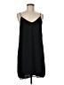 Zara Basic Solid Black Casual Dress Size M - photo 1