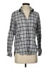 Grayson 100% Cotton Gray Long Sleeve Blouse Size Sm (2) - photo 1
