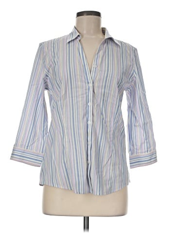 Eddie Bauer 3/4 Sleeve Button-Down Shirt (view 1)