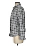 Grayson 100% Cotton Gray Long Sleeve Blouse Size Sm (2) - photo 5