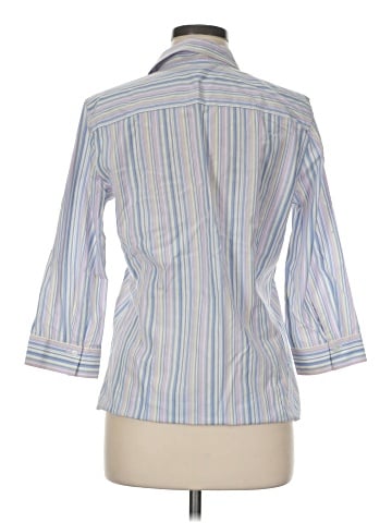 Eddie Bauer 3/4 Sleeve Button-Down Shirt (view 2)