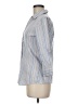 Eddie Bauer Stripes Blue 3/4 Sleeve Button-Down Shirt Size M - photo 5