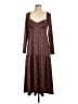 Hutch Hearts Brown Casual Dress Size L - photo 1