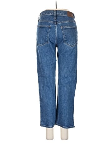 Madewell The Petite Perfect Vintage Straight Crop Jean in Edendale Wash (view 2)