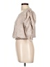 Paper Crane 100% Polyester Tan 3/4 Sleeve Blouse Size L - photo 5