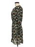 Zara Basic Paisley Green Casual Dress Size M - photo 5