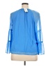 JM Collection 100% Polyester Blue 3/4 Sleeve Blouse Size XL (petite) - photo 2