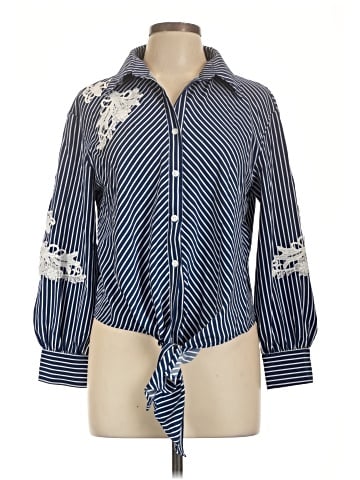 Notations Long Sleeve Blouse (view 1)