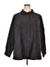 Catherines 100% Polyester Gray Black 3/4 Sleeve Blouse Size 3X - photo 1