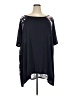 BLOOMCHIC Black Long Sleeve Top Size 28 - photo 1