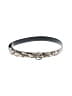 Moncler 100% Leather Silver Leather Snake-Embossed Belt Size XS - photo 1