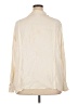 Bob Mackie 100% Silk Ivory Long Sleeve Silk Top Size 26W - photo 2