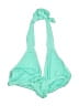 Mossimo Solid Green Blue Swimsuit Top Size S - photo 2