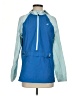 Asics 100% Nylon Color Block Blue Windbreaker Size S - photo 1