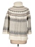 Lands' End Chevron-herringbone Gray Pullover Sweater Size L - photo 2