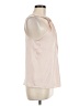Ann Taylor 100% Polyester Pink Sleeveless Blouse Size M - photo 4