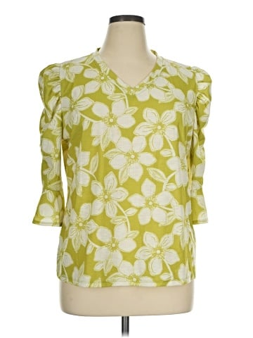 Cato 3/4 Sleeve Blouse (view 1)