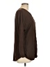 DR2 100% Polyester Brown Long Sleeve Blouse Size L - photo 4