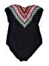 Jantzen Print Black One Piece Swimsuit Size 10 - photo 1