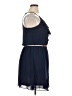 Iz Byer 100% Polyester Solid Blue Cocktail Dress Size XL - photo 4