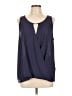 Guess Blue Sleeveless Blouse Size L - photo 1