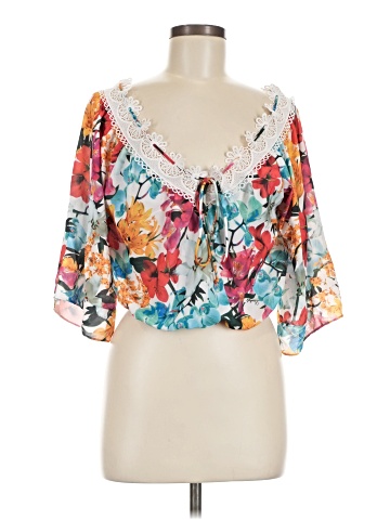 Limelight 3/4 Sleeve Blouse (view 1)