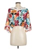 Limelight White Blue 3/4 Sleeve Blouse Size M - photo 2