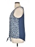 Fortune + Ivy 100% Polyester Blue Sleeveless Blouse Size XL - photo 5