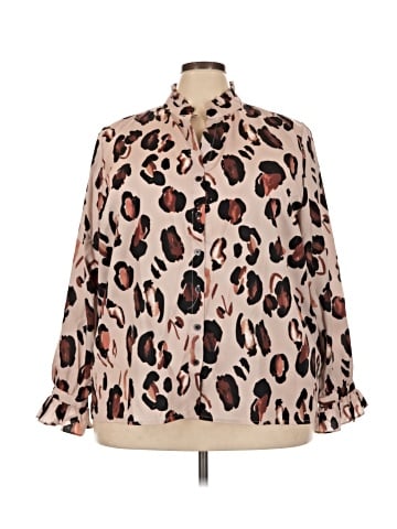 ELOQUII 3/4 Sleeve Blouse (view 1)