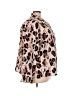 ELOQUII 100% Polyester Animal Print Brown 3/4 Sleeve Blouse Size 26 - photo 4